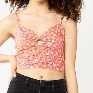 SO Cropped Keyhole Tank Top Juniors Size XXL